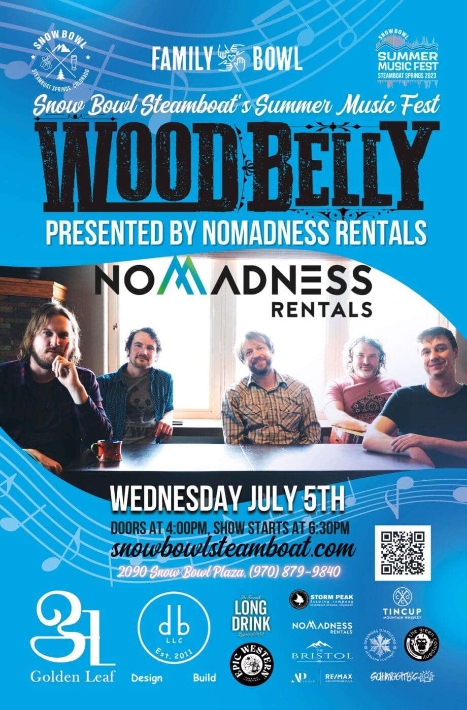 Wood Belly FREE Concert! Snow Bowl Steamboat Springs, CO